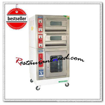 K707 Mini Type 2 Layer 2 Tray Spray Painted Electrical Deck Forno de cozimento com Proofer